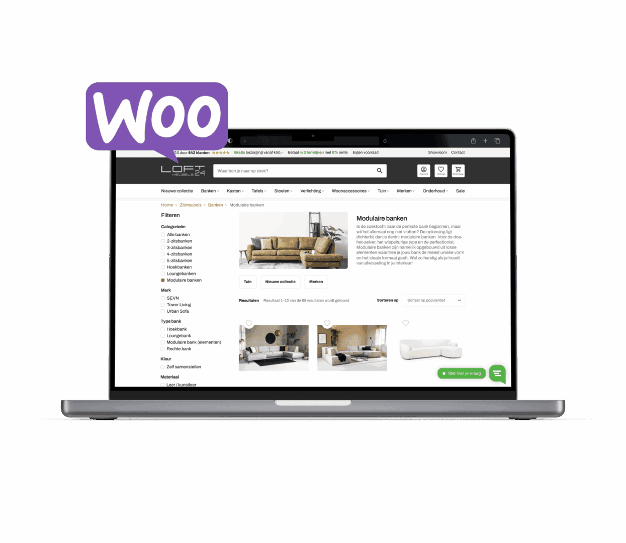 webshop woocommerce loft24